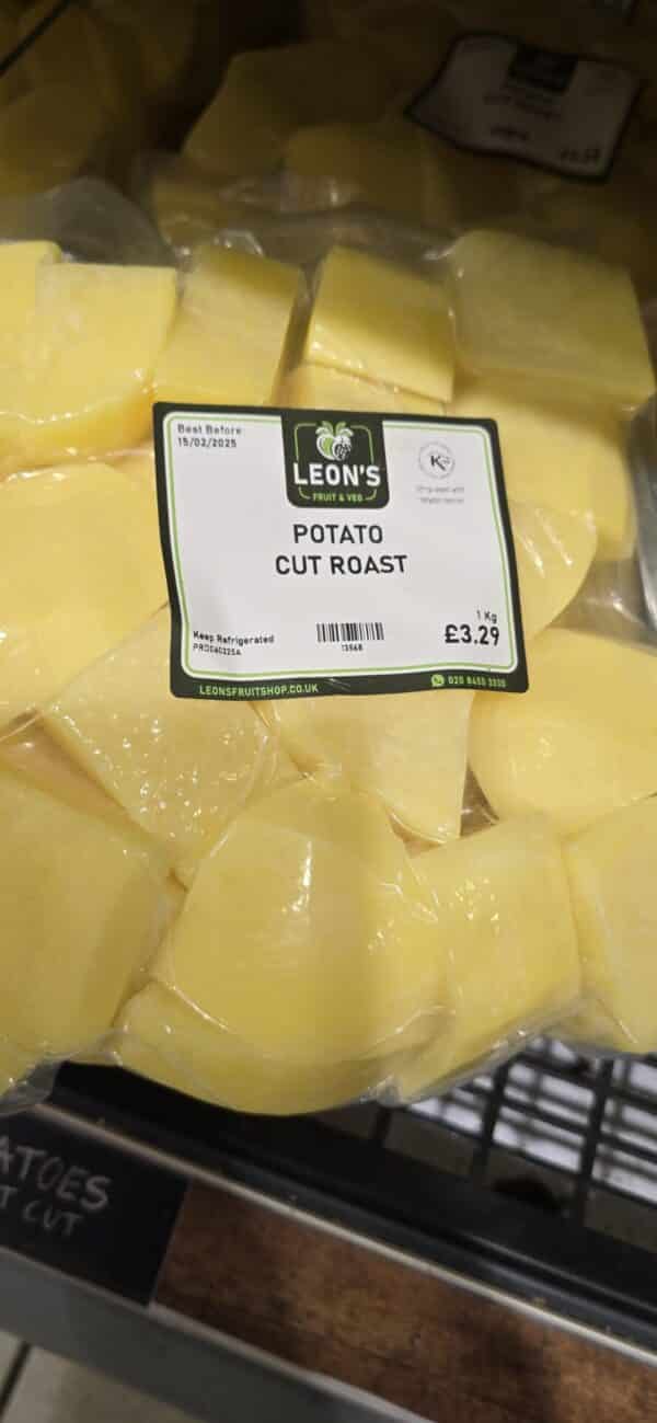 Peeled Potato Roast