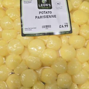 Peeled Potato Parisienne
