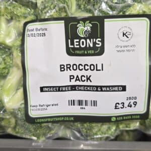 Insect-Free - Checked & Washed Broccoli