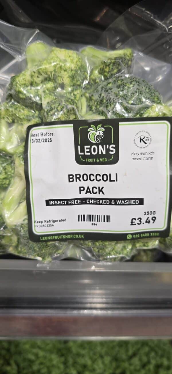 Insect-Free - Checked & Washed Broccoli