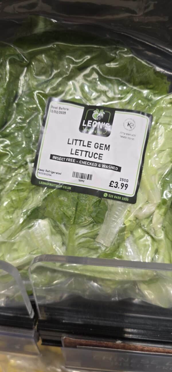 Insect-Free-Checked & Washed Little Gem Lettuce