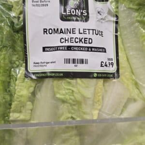 Insect-Free-Checked & Washed Romaine Lettuce