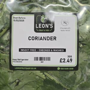 Insect-Free-Checked & Washed Coriander