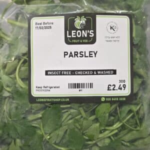 Insect-Free Checked & Washed Parsley