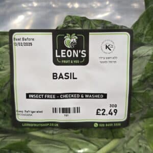 Insect-Free Checked & Washed Basil