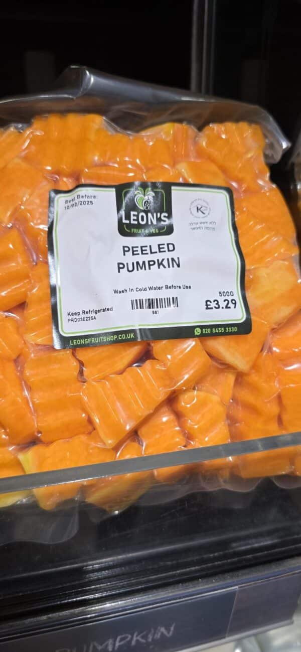 Peeled Pumpkin