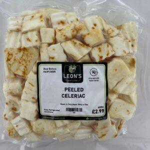 Peeled Celeriac
