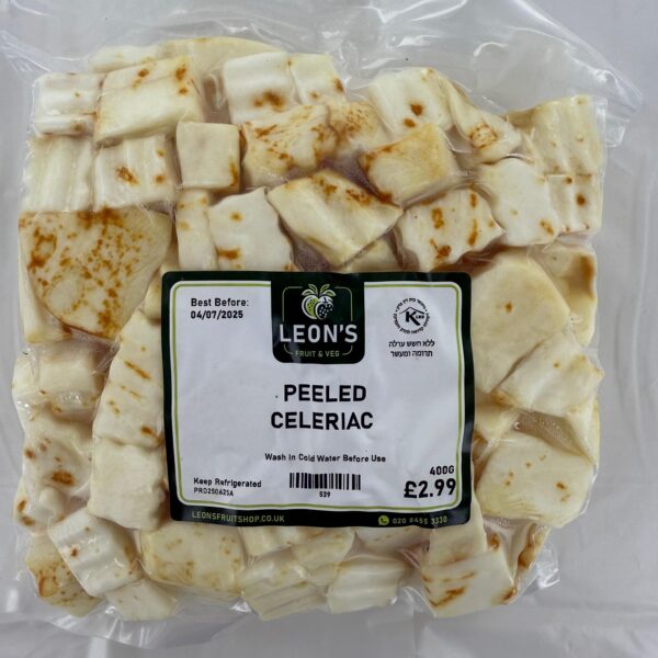 Peeled Celeriac