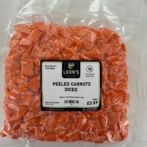 Peeled Carrots Diced