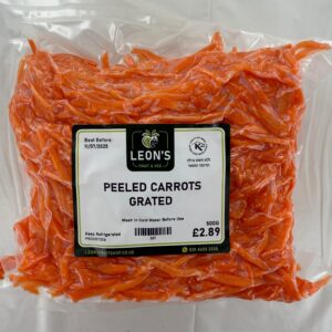 Peeled Carrots Grated