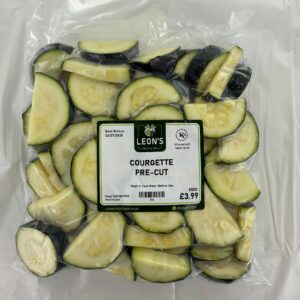 Peeled Pre-Cut Courgettes