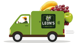 Leon’s Fruit Shop delivery van