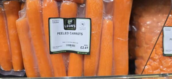 Peeled Carrots Whole