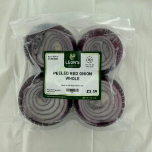 Peeled Red Onion (Whole)