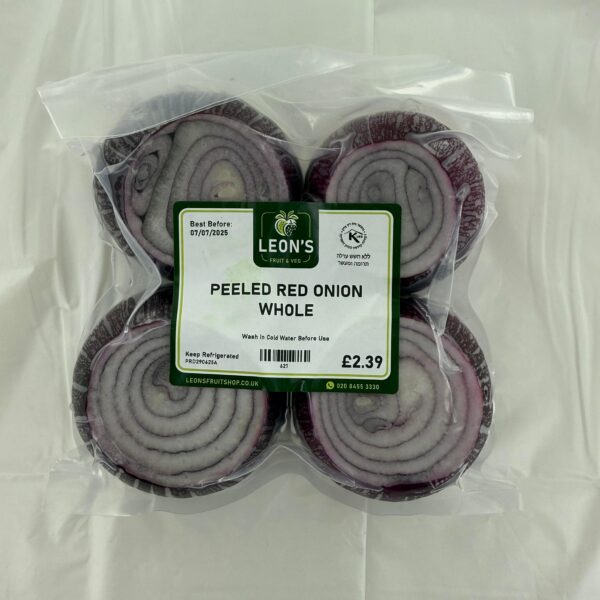 Peeled Red Onion (Whole)