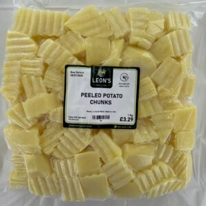 Peeled Potato Chunks