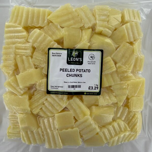 Peeled Potato Chunks